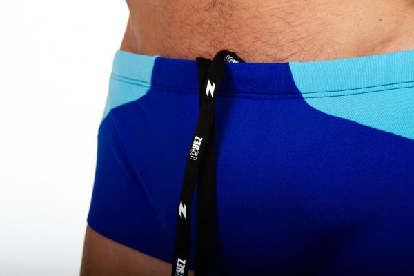 Man  Blue/Light Blue swim trunks | Z3R0D