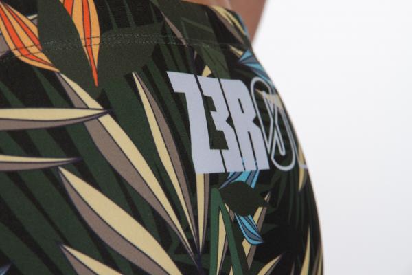 Man tropical green swim trunks | Z3R0D