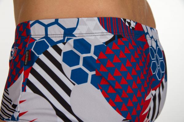 Man patchwork swim trunks | Z3R0D