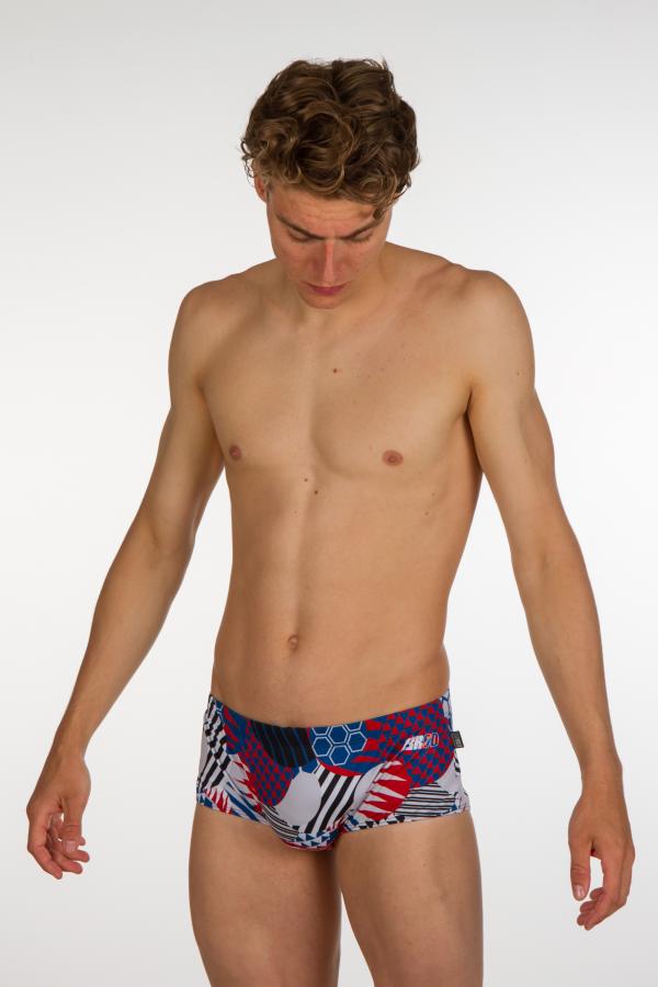 Man patchwork swim trunks | Z3R0D