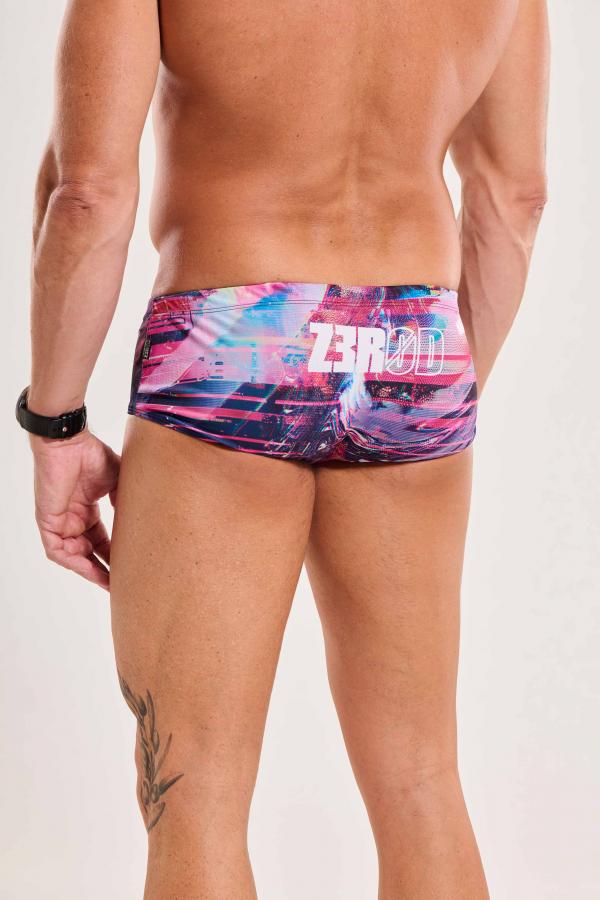 Trunks natation homme rose Glitcher | Z3R0D 