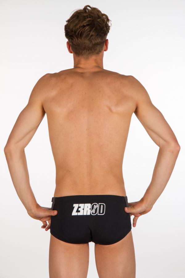 Man black and grey swim trunks | Z3R0D