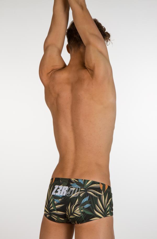 Man tropical green swim trunks | Z3R0D