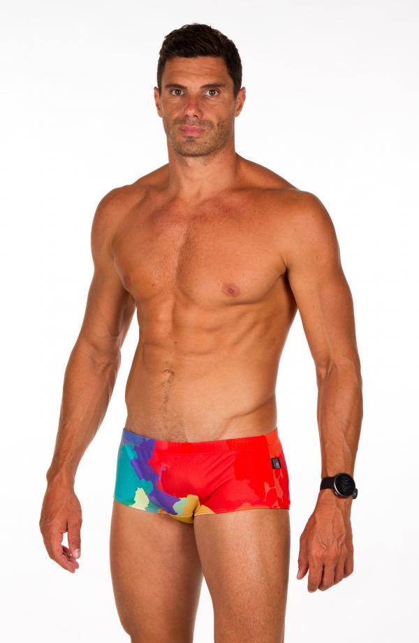 Man pastel multicolor swim trunks | Z3R0D