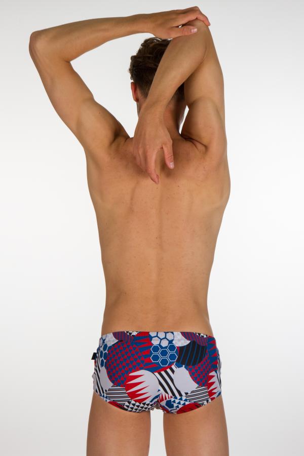 Man patchwork swim trunks | Z3R0D