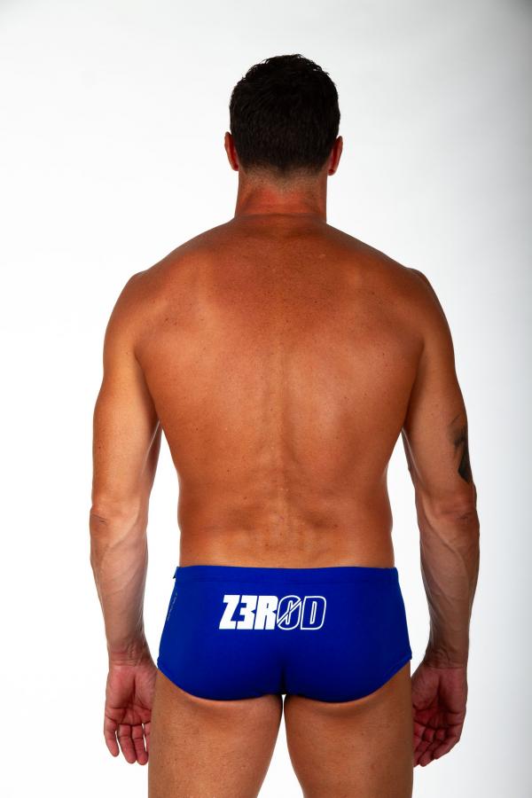 Man  Blue/Light Blue swim trunks | Z3R0D