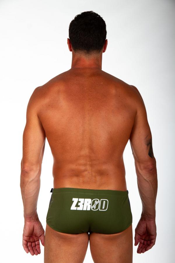 Man Khaki/Grey/Dark Grey swim trunks | Z3R0D