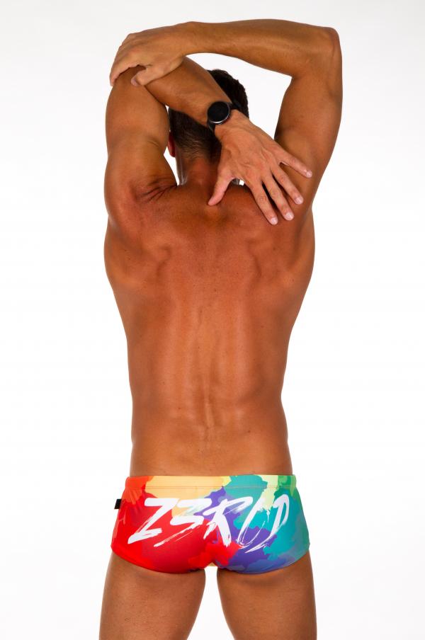 Man pastel multicolor swim trunks | Z3R0D