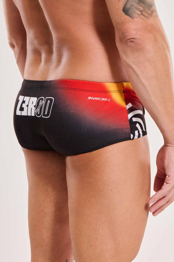 Trunks natation homme noir orange Vortex Solar | Z3R0D 