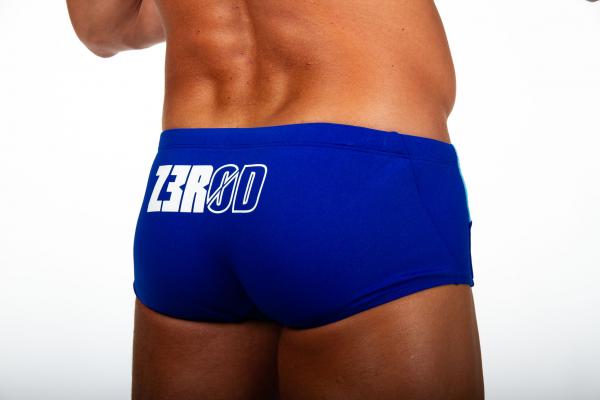 Man  Blue/Light Blue swim trunks | Z3R0D