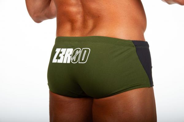 Man Khaki/Grey/Dark Grey swim trunks | Z3R0D