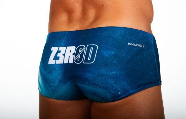 Man black and grey swim trunks | Z3R0D