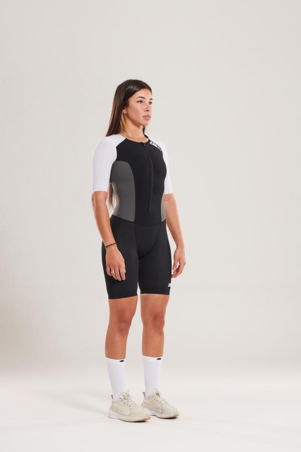 Trifonction elite ttSUIT femme | Z3R0D - tenue triathlon à manches
