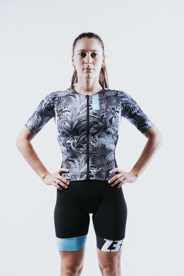 Racer woman triathlon ttSUIT - Z3R0D sleeved trisuit Tropadelic