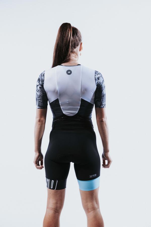 Racer woman triathlon ttSUIT - Z3R0D sleeved trisuit Tropadelic