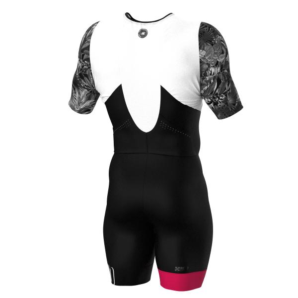 Triathlon racer man ttSUIT | Z3R0D - triathlon sleeved Tropadelic trisuit 