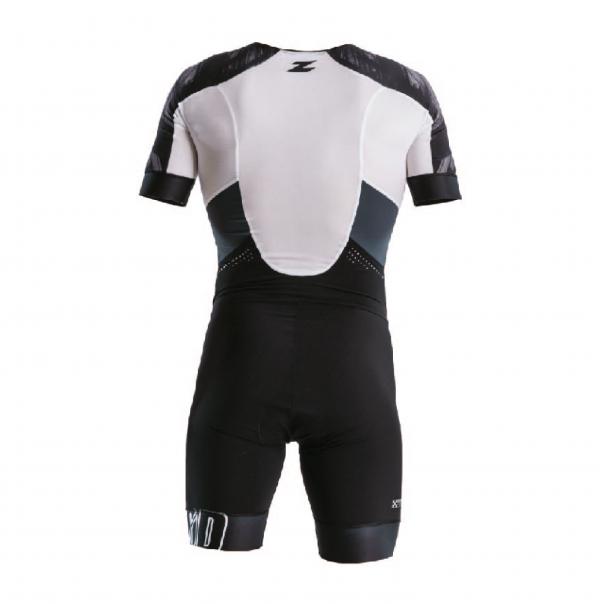 Triathlon racer man black vivacity ttSUIT | Z3R0D - triathlon sleeved Kona trisuit 