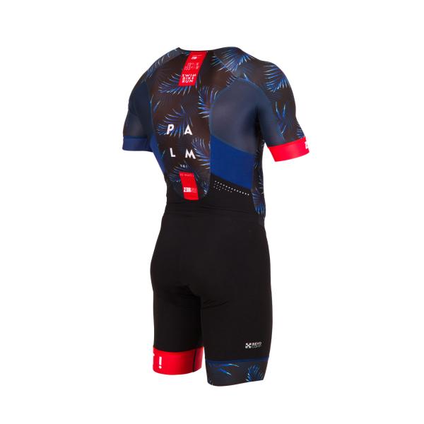 Triathlon racer man ttSUIT | Z3R0D - triathlon sleeved The Island trisuit 