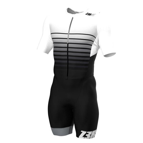 Trifonction ttSUIT racer homme |  Z3R0D - trifonction à manches faded mariniere