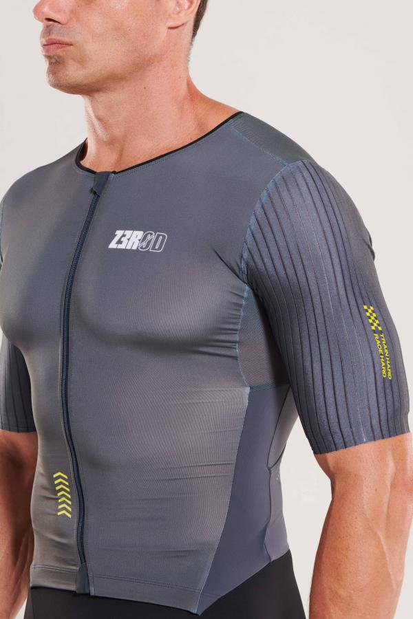 Trifonction ttSUIT racer homme |  Z3R0D - trifonction à manches Black Volt