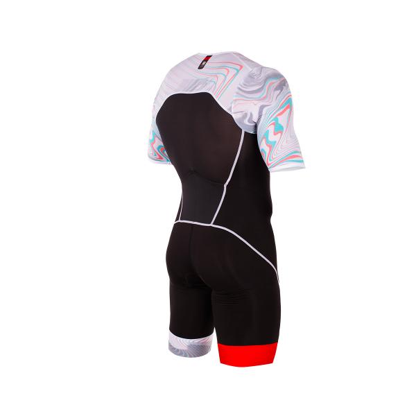 Triathlon Start man Noisy Glitch black trisuit | Z3R0D