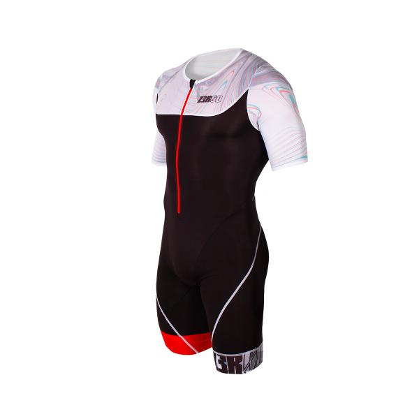 Triathlon Start man Noisy Glitch black trisuit | Z3R0D