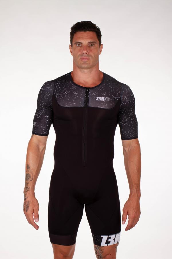 Triathlon Start man black trisuit | Z3R0D