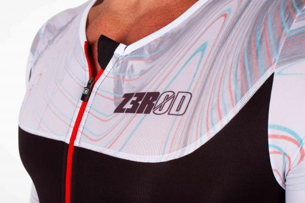 Triathlon Start man Noisy Glitch black trisuit | Z3R0D