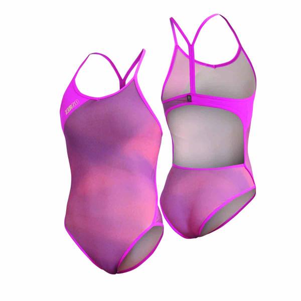 Maillot de bain femme une pièce - Cloud Pink ZEROD