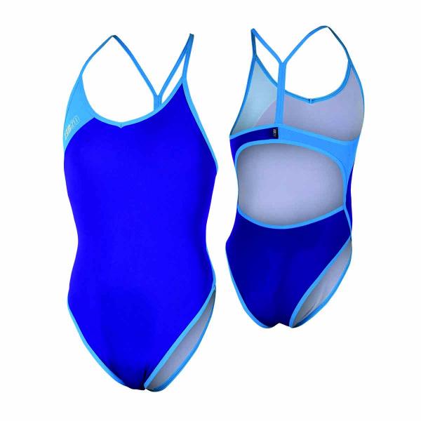 Maillot de bain femme une pièce - violet et atoll ZEROD