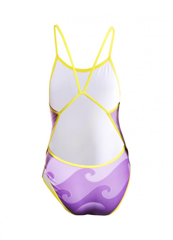 Girls one piece kid swimsuit - Ravenman purple ZEROD  