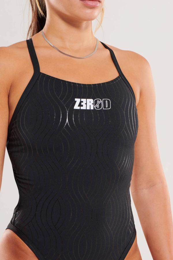 Maillot de bain une pièce femme Z3R0D - Black Swell
