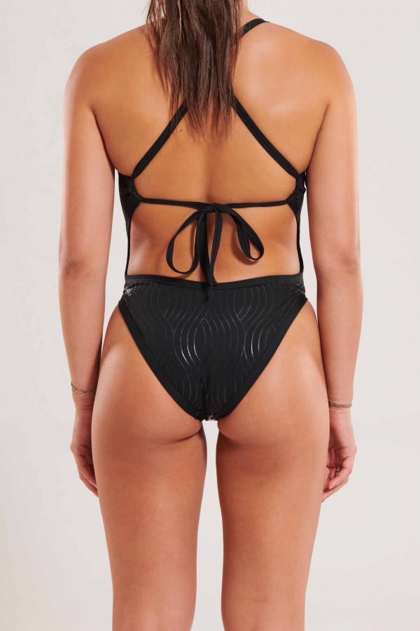 Maillot de bain une pièce femme Z3R0D - Black Swell