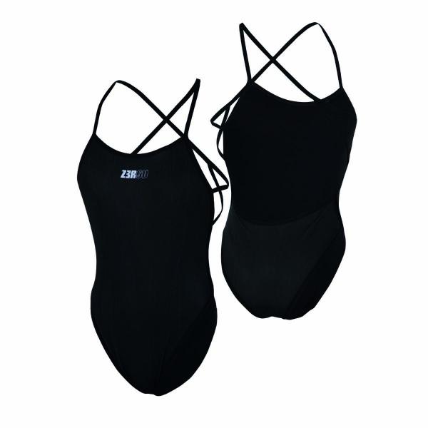 Maillot de bain femme une pièce athlétique - black series ZEROD