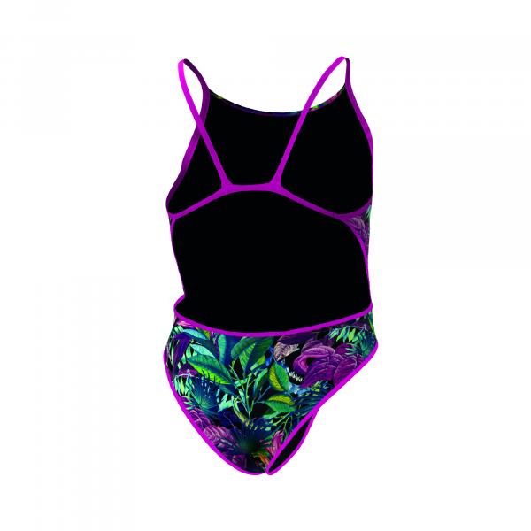 Girls one piece patchwork swimsuit | Z3R0D