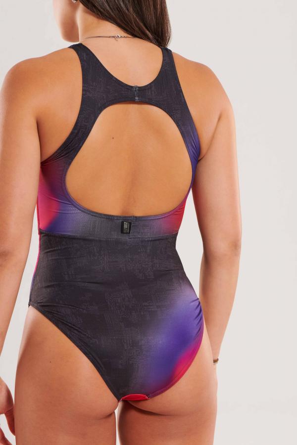 Maillot de bain une pièce sculpt femme Z3R0D - Vortex Nebula