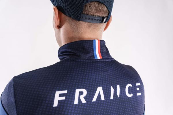 Z3R0D - Triathlon : ghg : TRACKSUIT TOP FRANCE (MARINE)