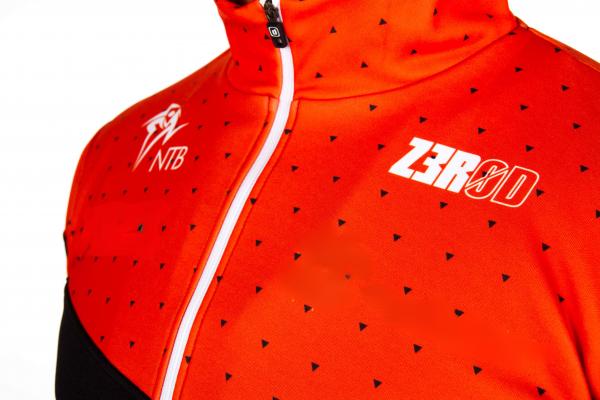 Z3R0D - Triathlon : Lifestyle   : NETHERLANDS TRACKSUIT TOP  (BLACK)