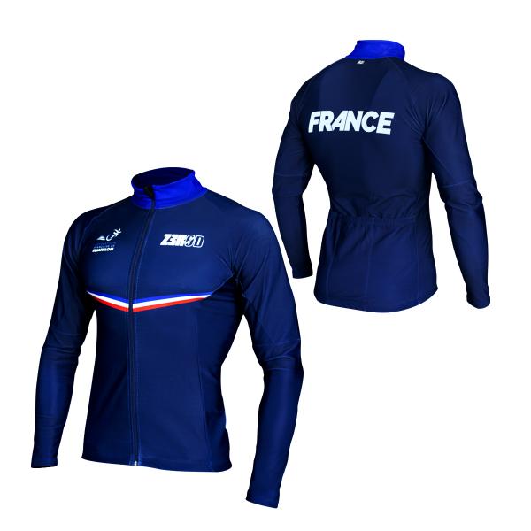 Veste vélo France Z3R0D - veste hiver cyclisme