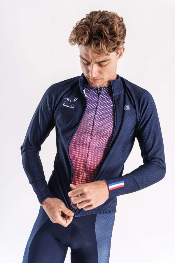 Veste vélo France Z3R0D - veste hiver cyclisme