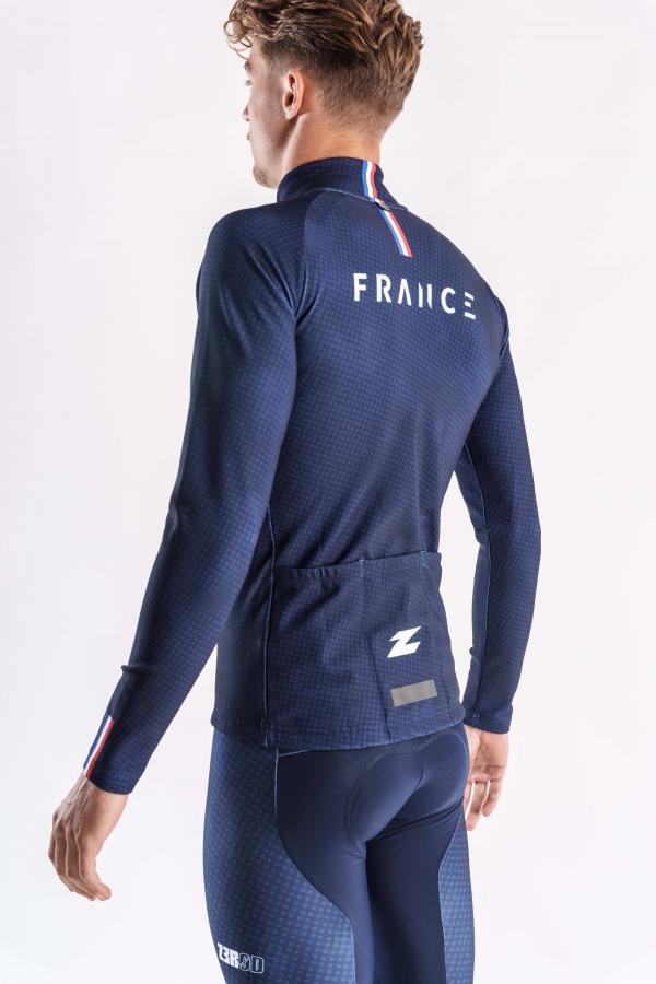 Veste vélo France Z3R0D - veste hiver cyclisme