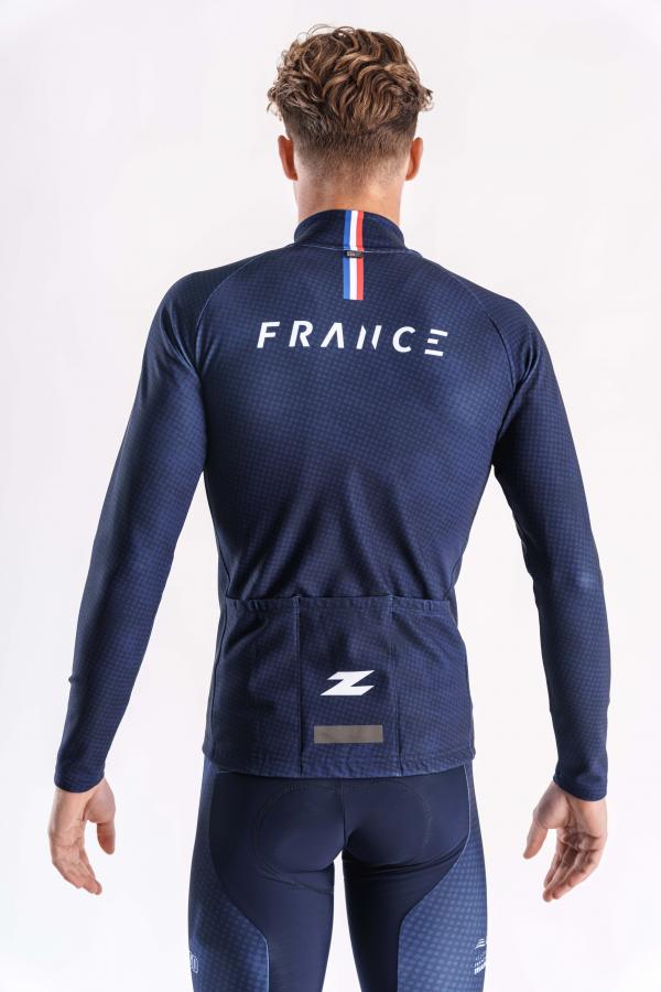 Veste vélo France Z3R0D - veste hiver cyclisme