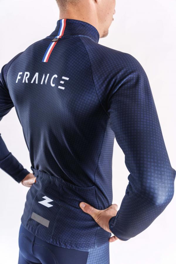 Veste vélo France Z3R0D - veste hiver cyclisme