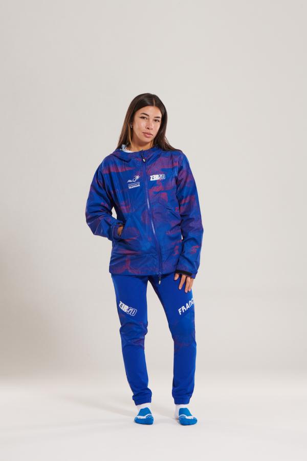 Z3R0D - Triathlon : Lifestyle : VESTE WINDBREAKER FRANCE (HONNEUR TRICOLORE)