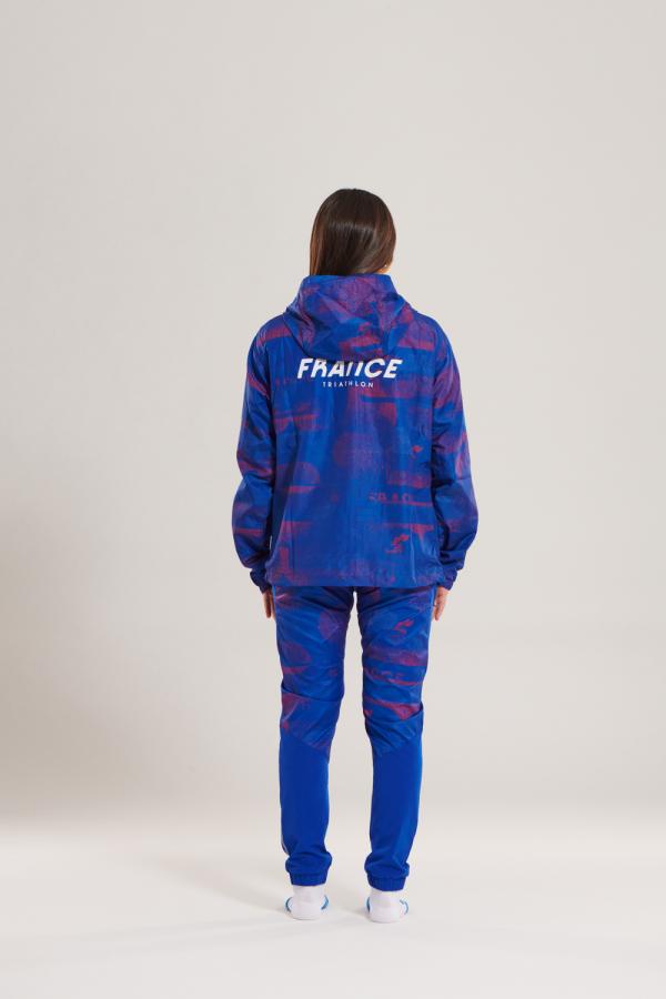 Z3R0D - Triathlon : Lifestyle : VESTE WINDBREAKER FRANCE (HONNEUR TRICOLORE)