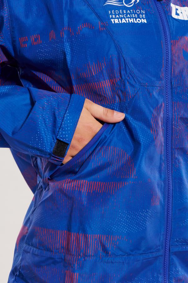 Z3R0D - Triathlon : Lifestyle : VESTE WINDBREAKER FRANCE (HONNEUR TRICOLORE)