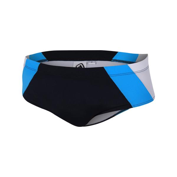 Z3R0D – Vintage Dark Blue Atoll White Swimming Brief 