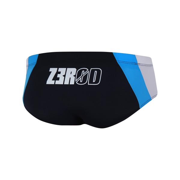 Z3R0D – Vintage Dark Blue Atoll White Swimming Brief 