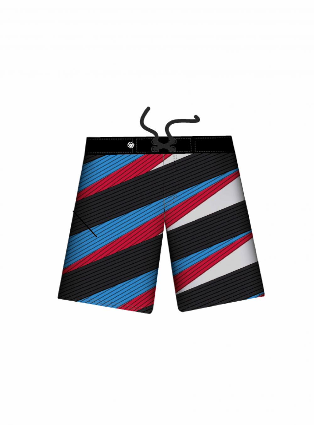 Z3R0D Triathlon Outlet , Lifestyle BOARDSHORTS RIBBON (BLACK/BLUE