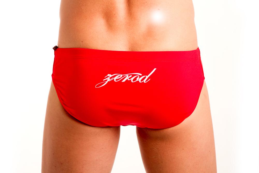 Z3R0D Triathlon Swimming, BRIEFS TRAINING BRIEF RED (RED)